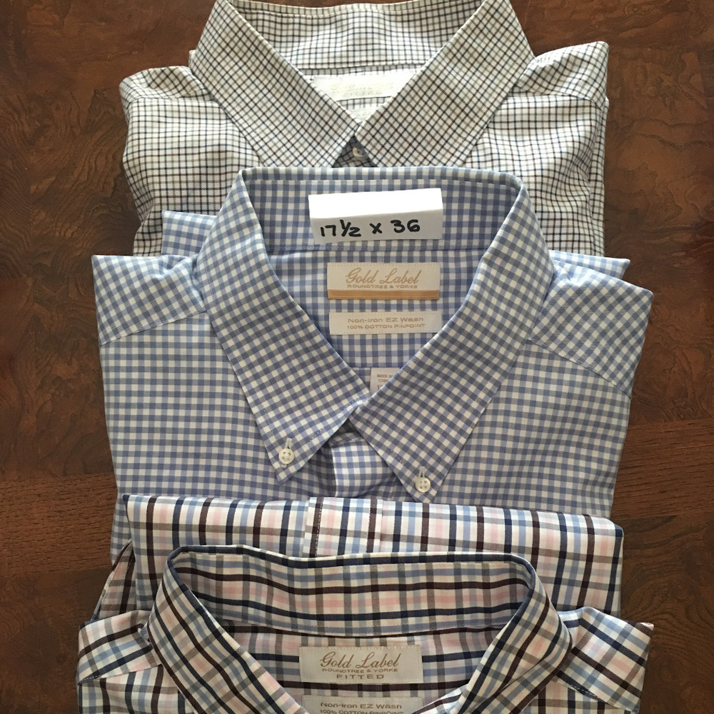 Roundtree & York Gold Label Button Down Shirts
